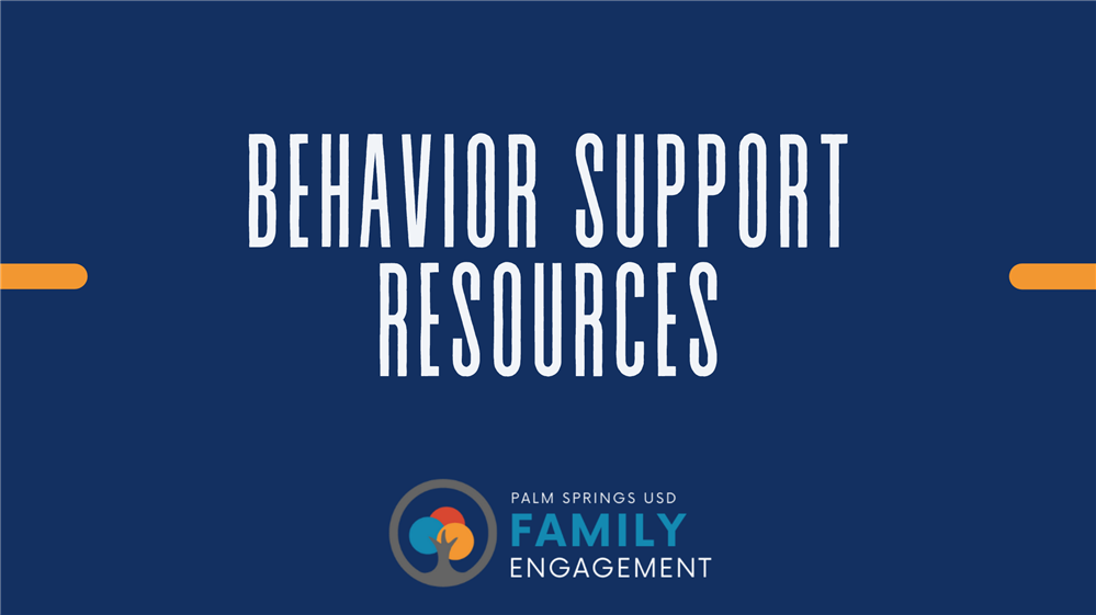 Behavior Support Resources
